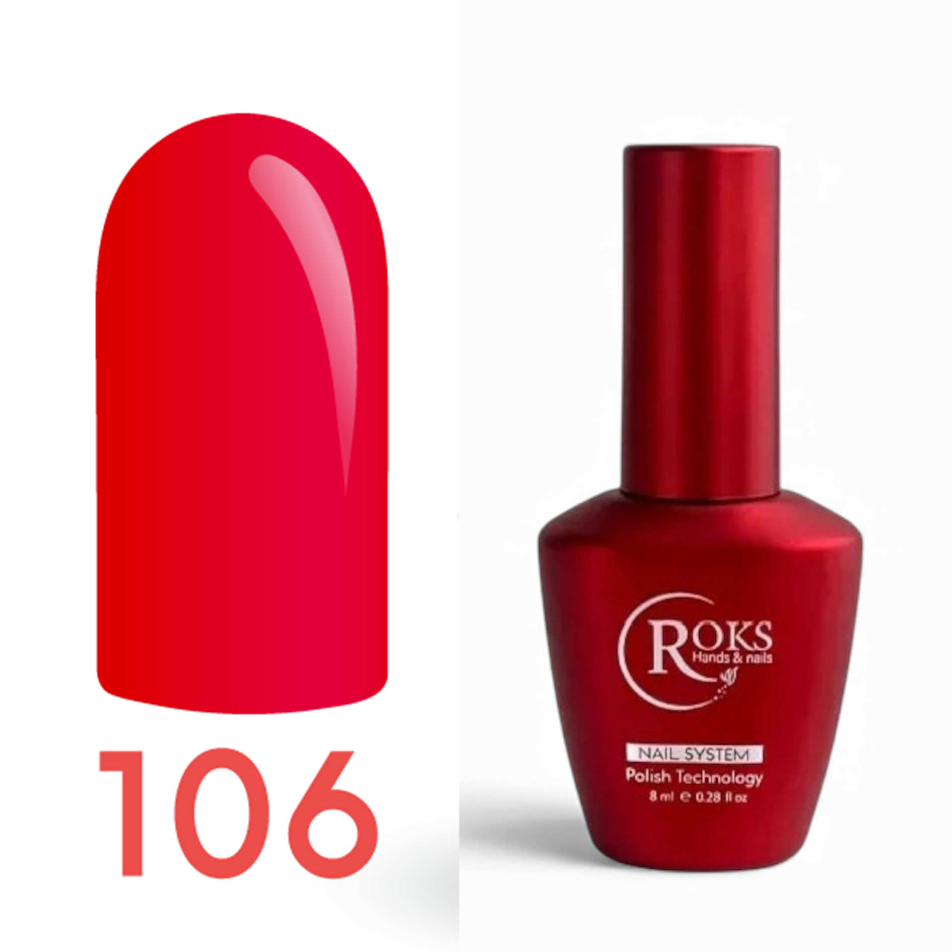 Roks Kalıcı Oje (Gel Polish) 8ml No:106