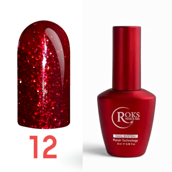 Roks Kalıcı Oje (Gel Polish) 8ml No:12