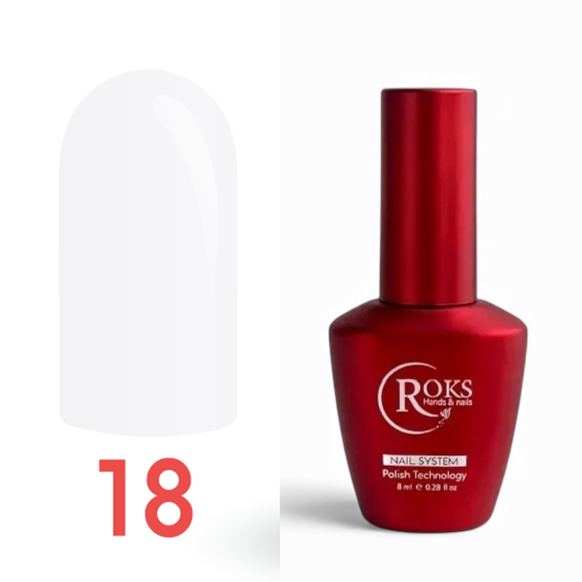 Roks Kalıcı Oje (Gel Polish) 8ml No:18