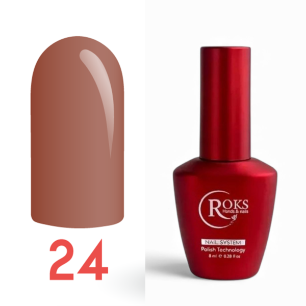 Roks Kalıcı Oje (Gel Polish) 8ml No:24