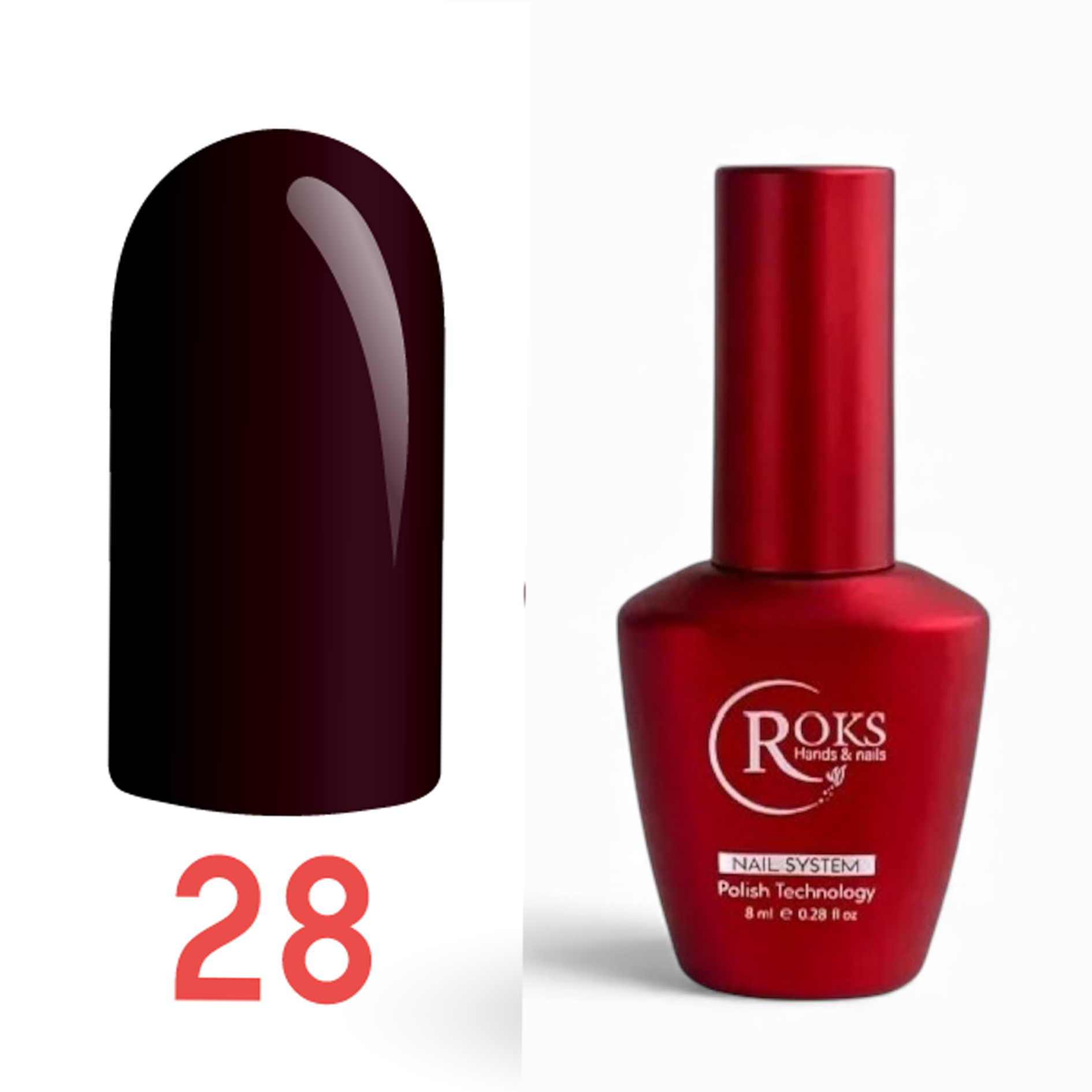 Roks Kalıcı Oje (Gel Polish) 8ml No:28