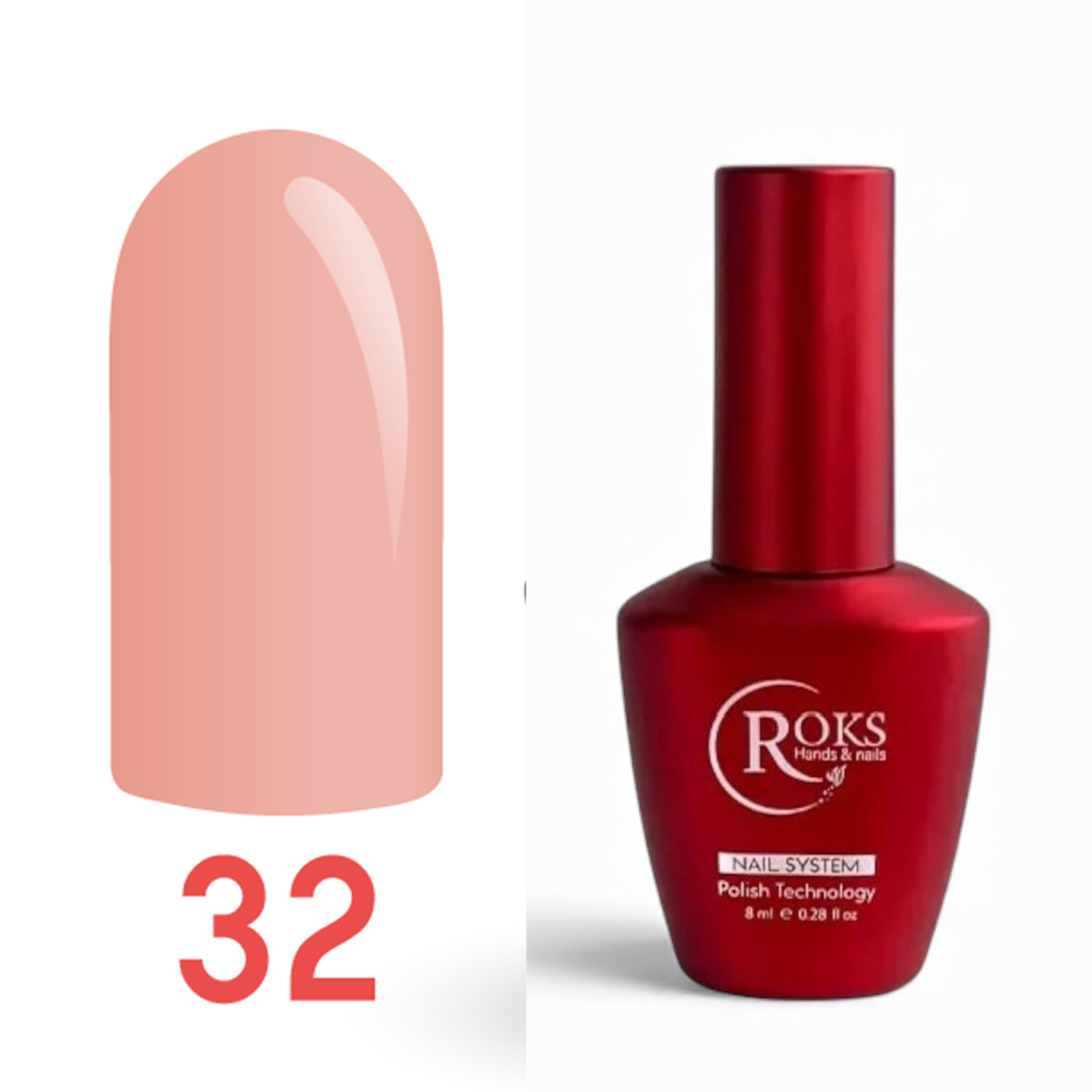 Roks Kalıcı Oje (Gel Polish) 6ml No:32