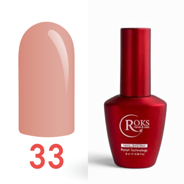 Roks Kalıcı Oje (Gel Polish) 8ml No:33