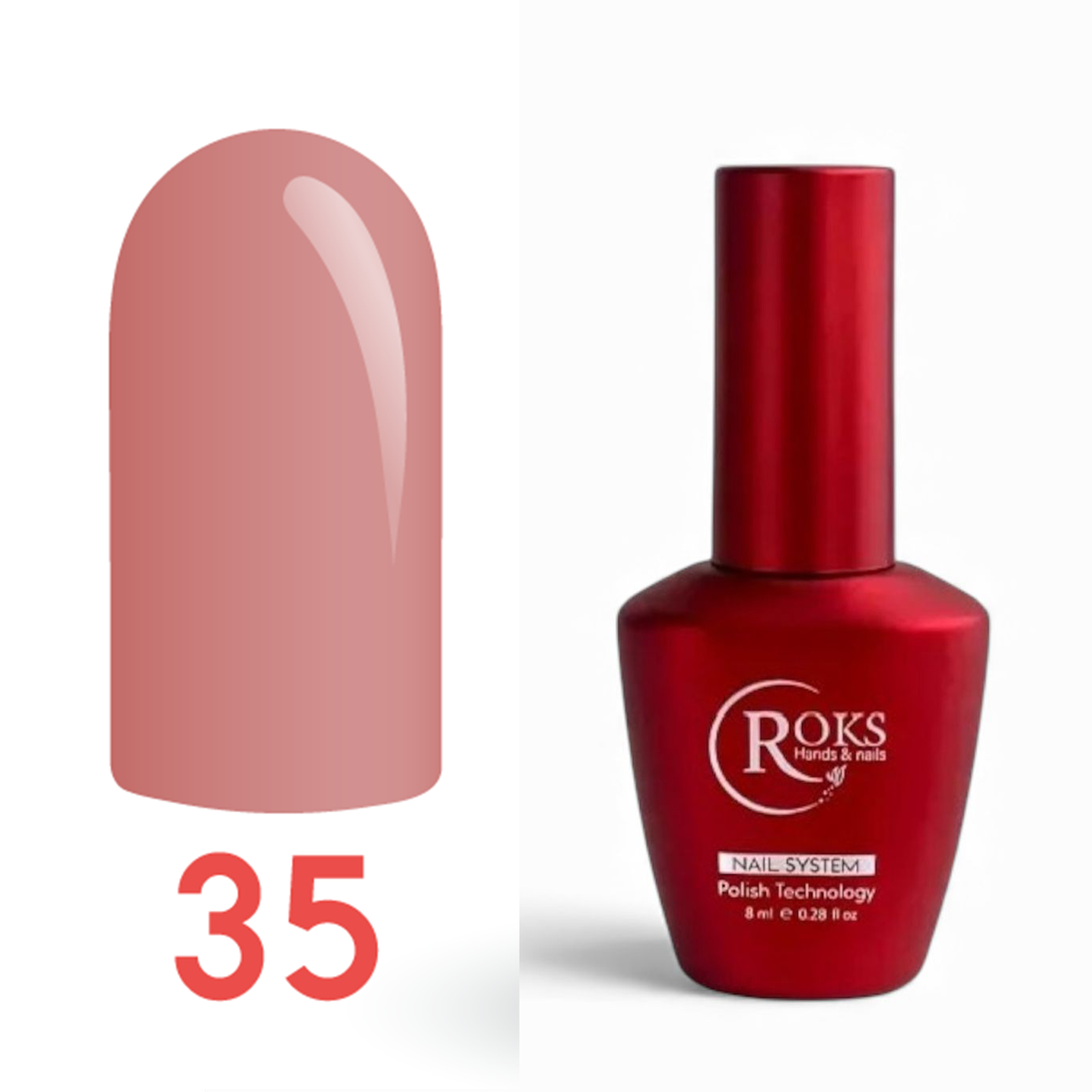 Roks Kalıcı Oje (Gel Polish) 6ml No:35