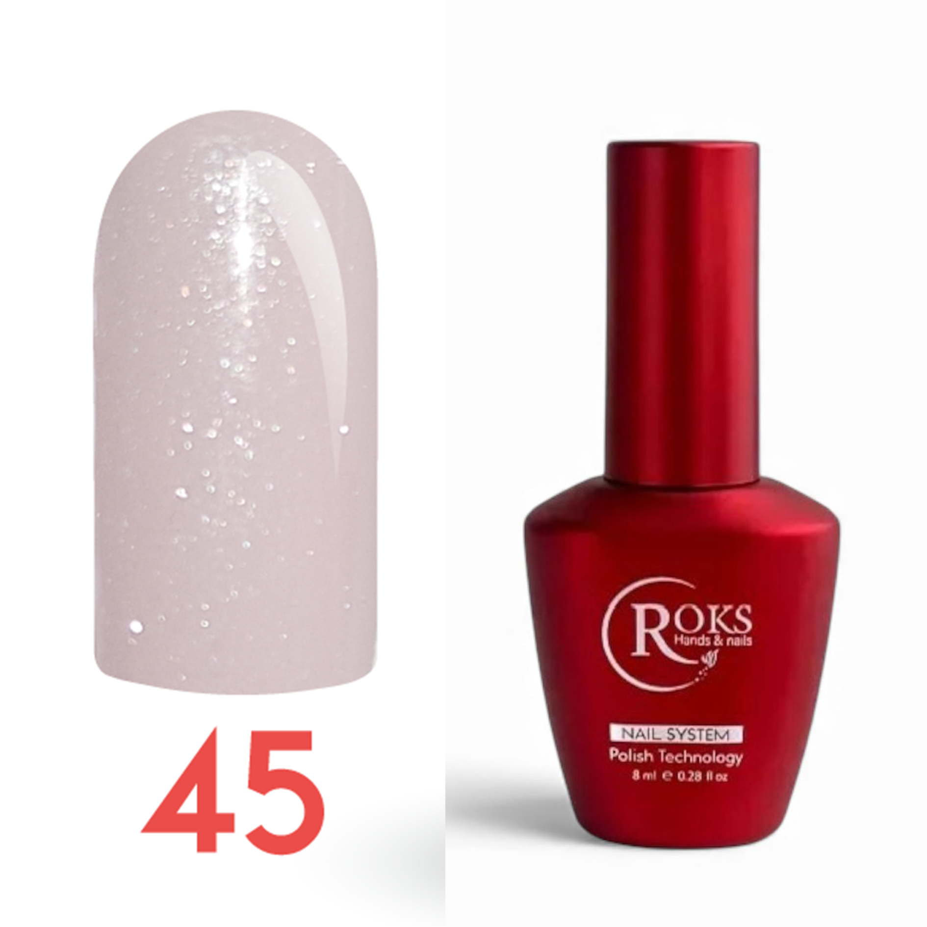 Roks Kalıcı Oje (Gel Polish) 6ml No:45