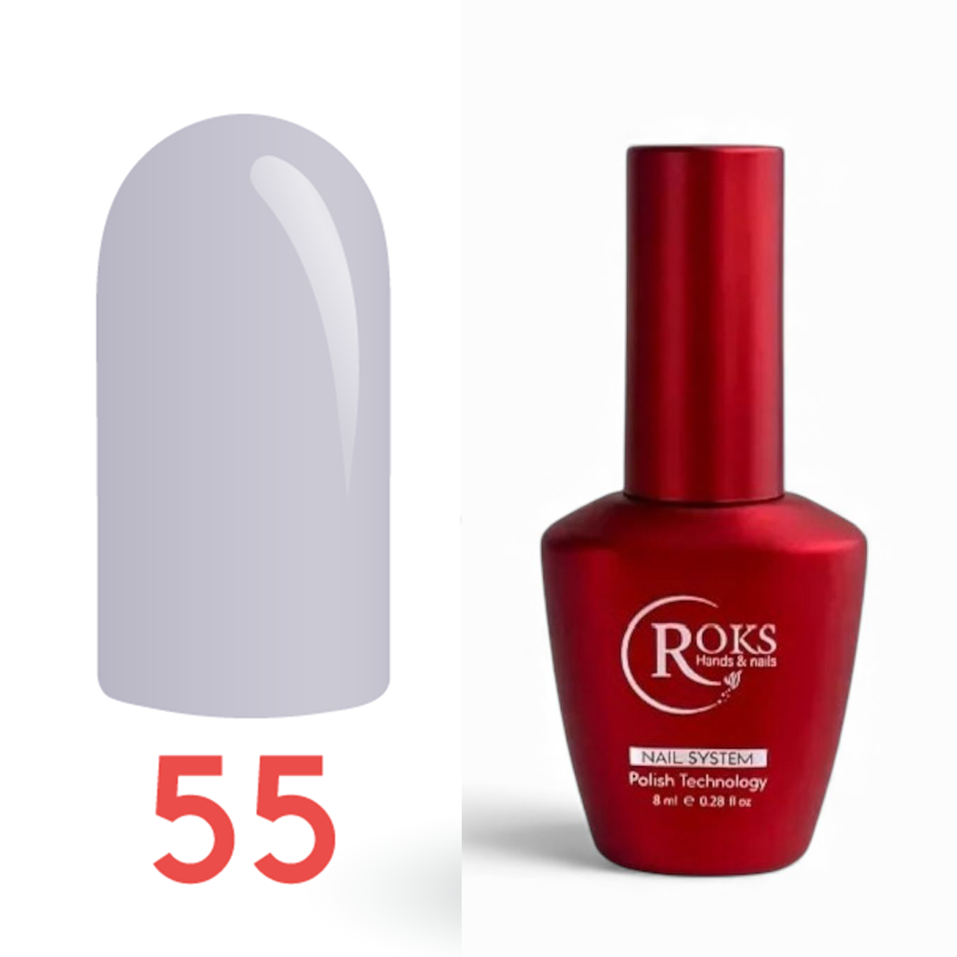 Roks Kalıcı Oje (Gel Polish) 8ml No:55