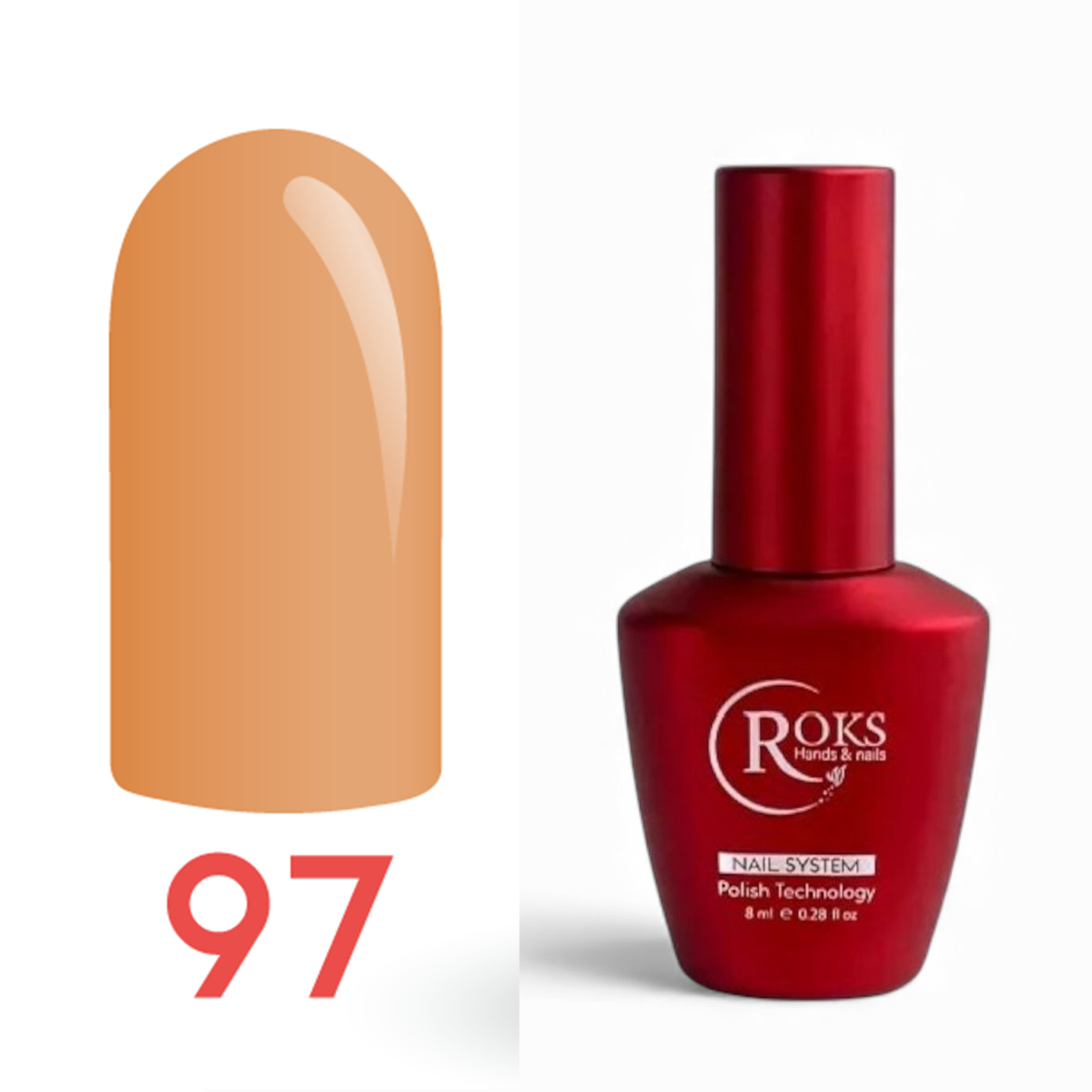 Roks Kalıcı Oje (Gel Polish) 8ml No:97