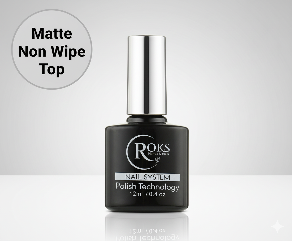 ROKS Matte Non Wipe Top Coat 12ML