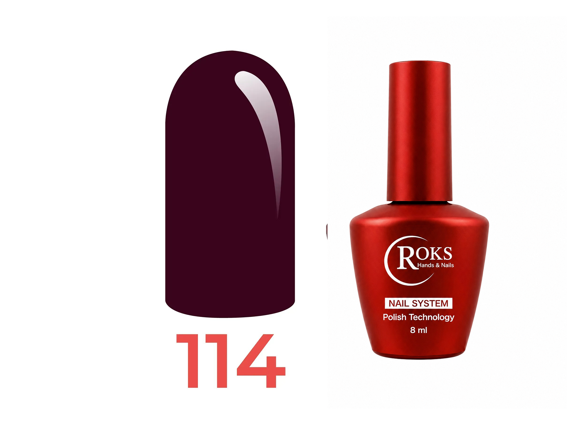 Roks Kalıcı Oje (Gel Polish) 8ml No:114