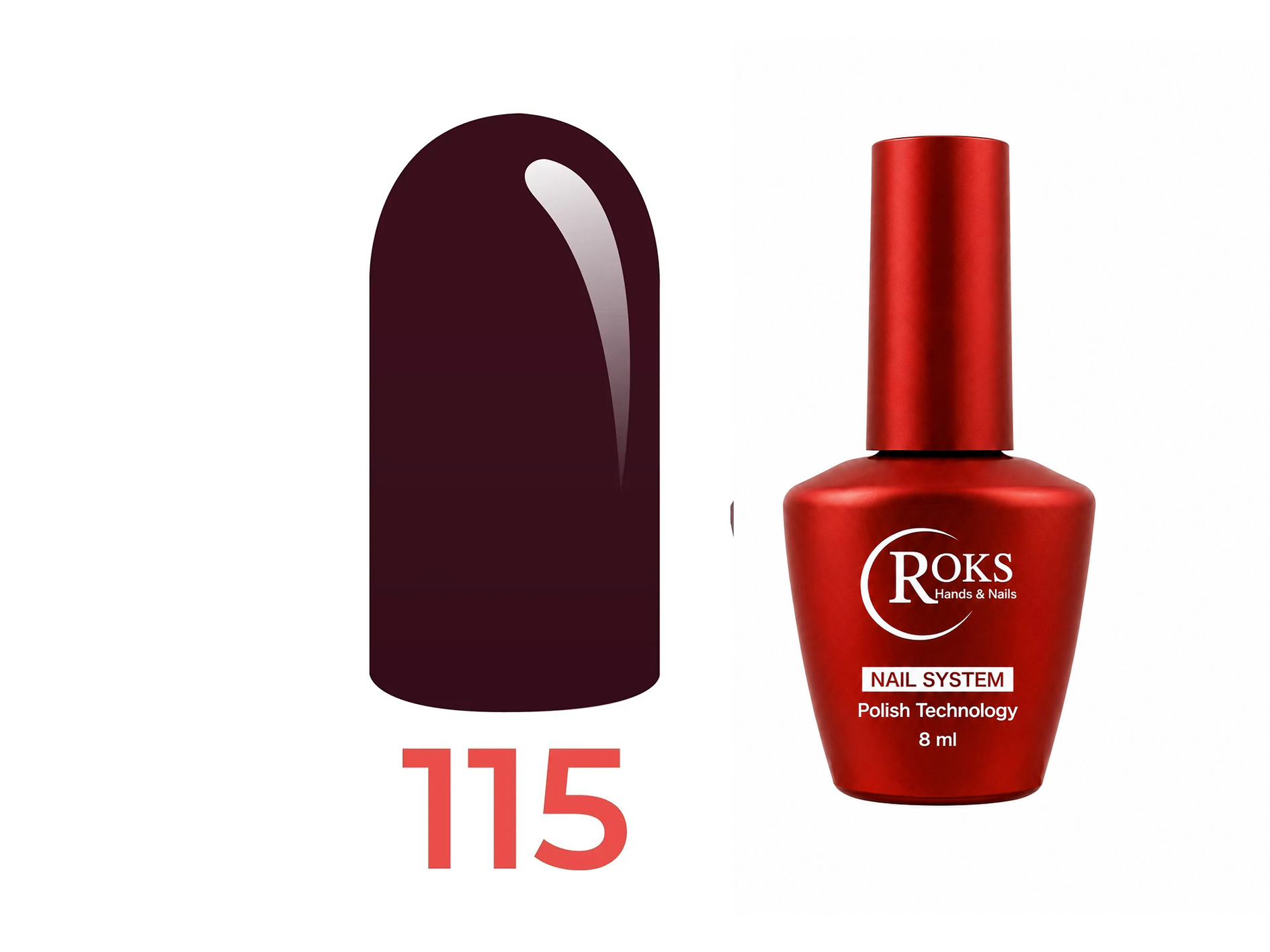 Roks Kalıcı Oje (Gel Polish) 8ml No:115