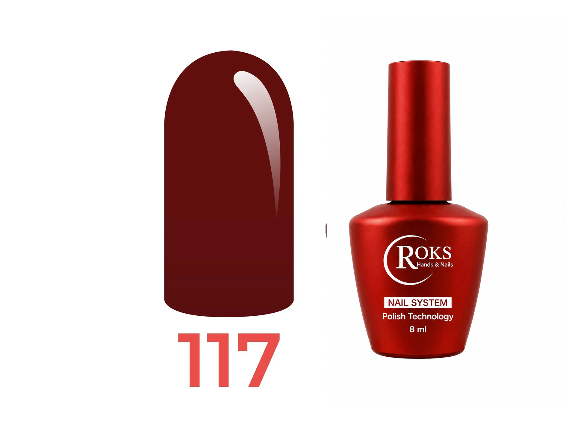 Roks Kalıcı Oje (Gel Polish) 8ml No:117