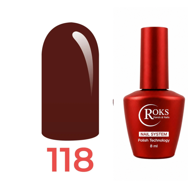 Roks Kalıcı Oje (Gel Polish) 8ml No:118