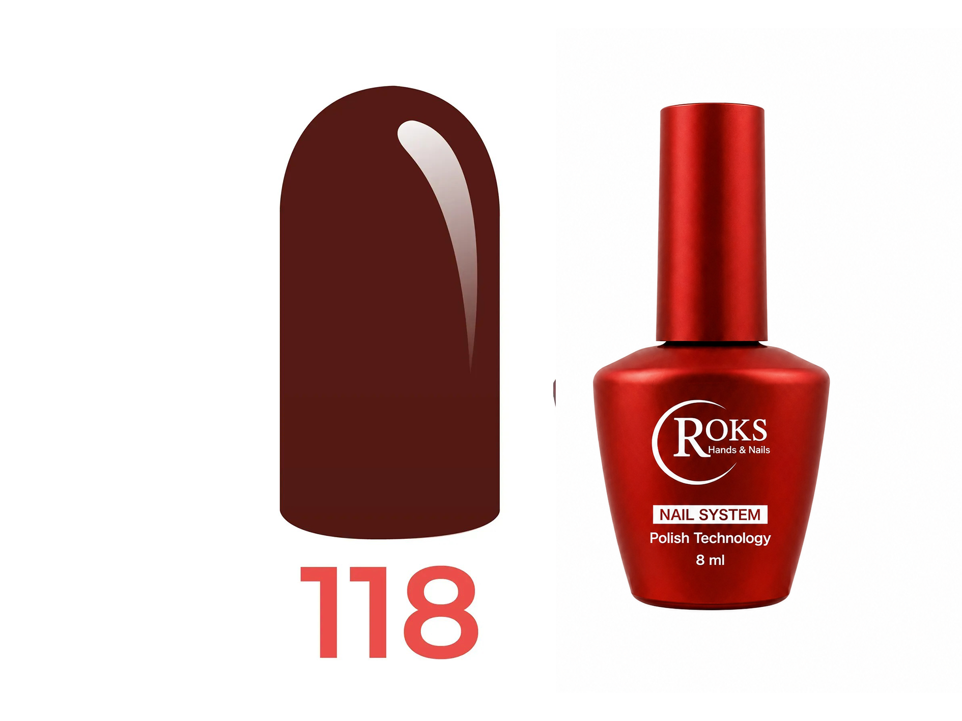 Roks Kalıcı Oje (Gel Polish) 8ml No:118