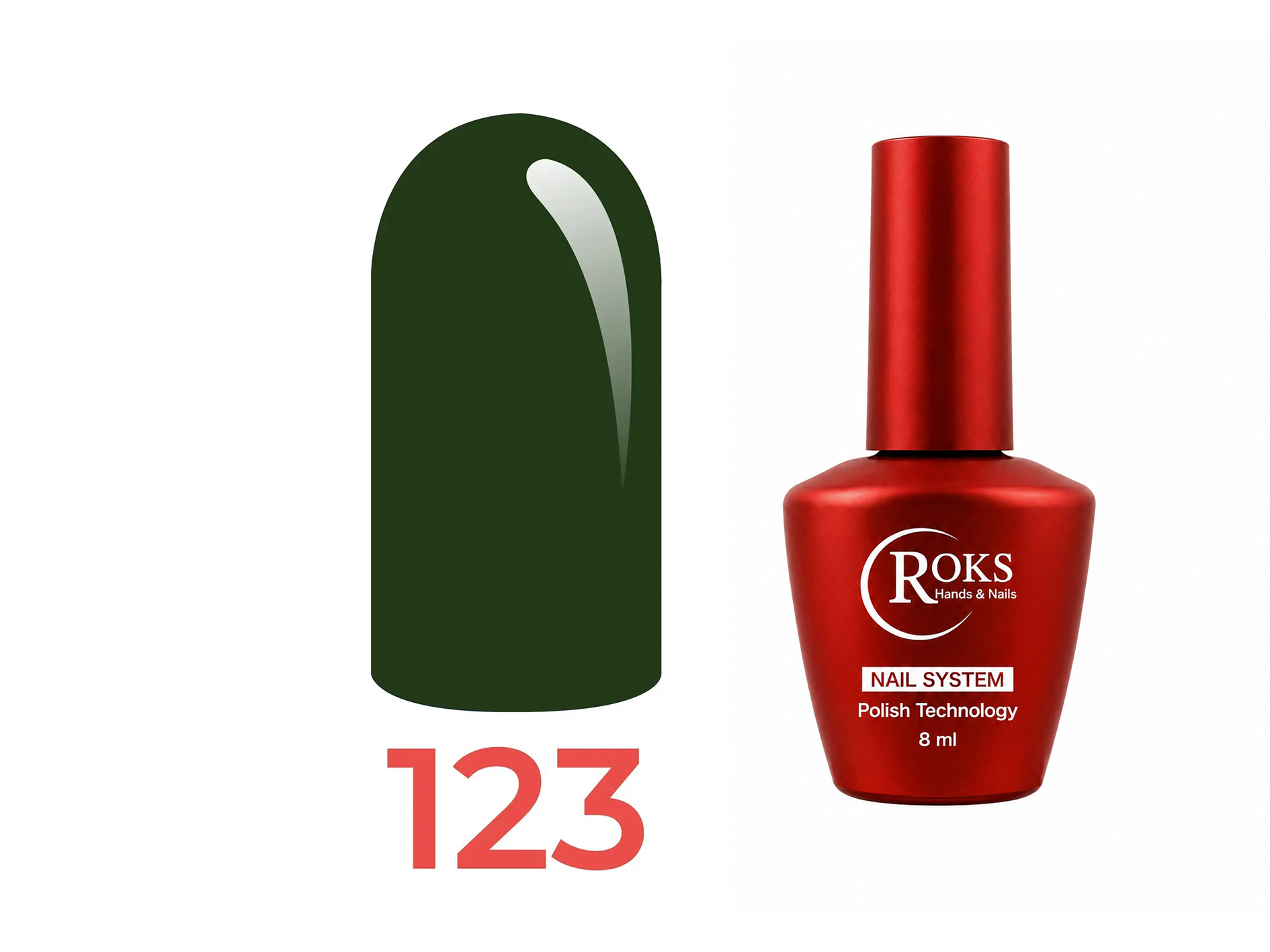 Roks Kalıcı Oje (Gel Polish) 8ml No:123