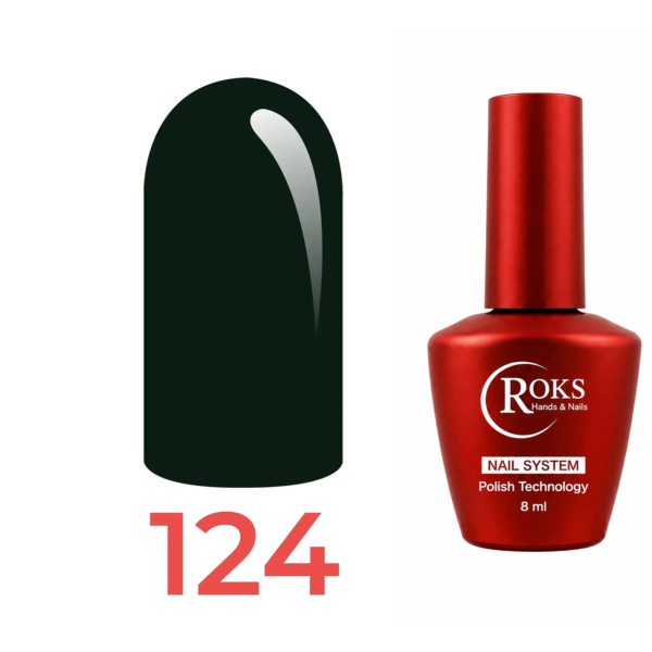 Roks Kalıcı Oje (Gel Polish) 8ml No:124