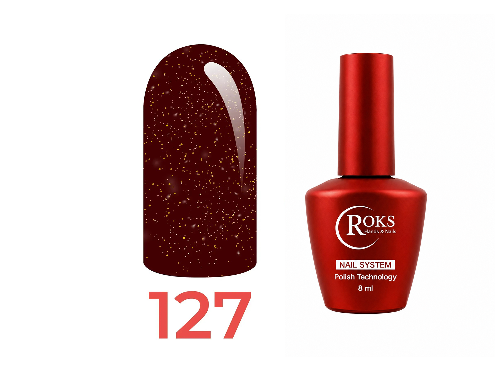 Roks Kalıcı Oje (Gel Polish) 8ml No:127