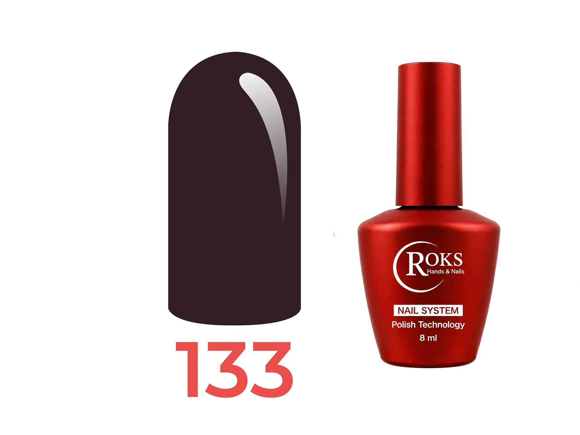 Roks Kalıcı Oje (Gel Polish) 8ml No:133