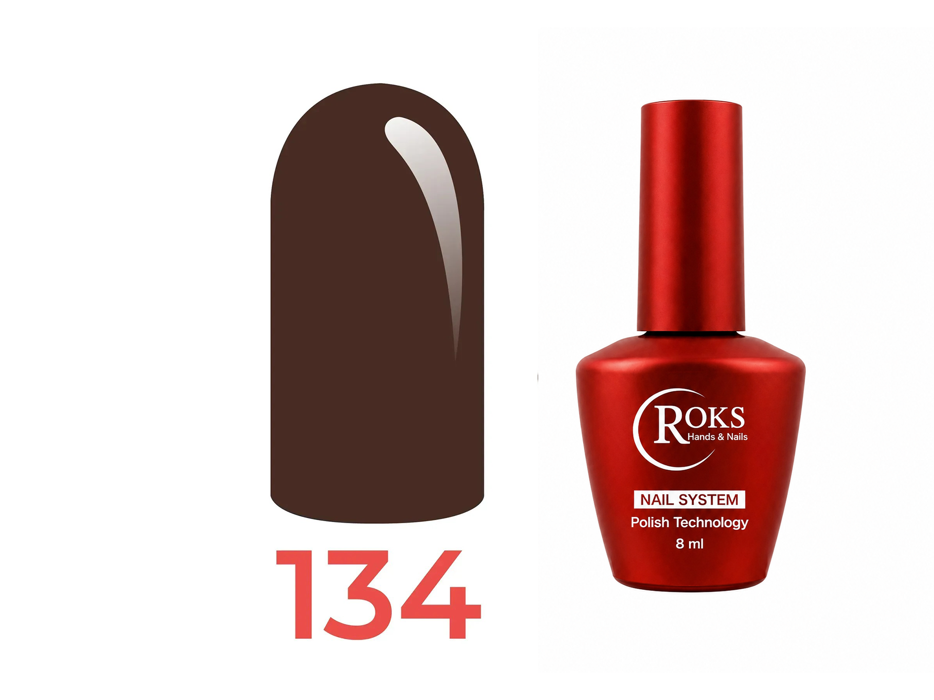 Roks Kalıcı Oje (Gel Polish) 8ml No:134
