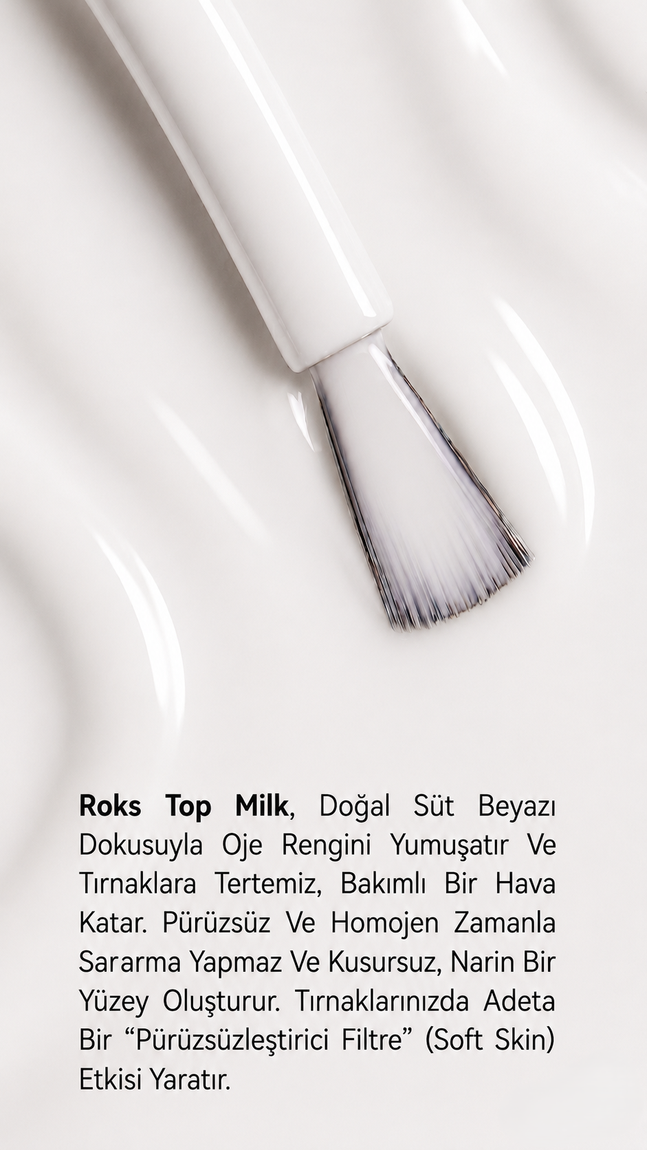 ROKS Milk Top Coat 12ml - Görsel 2