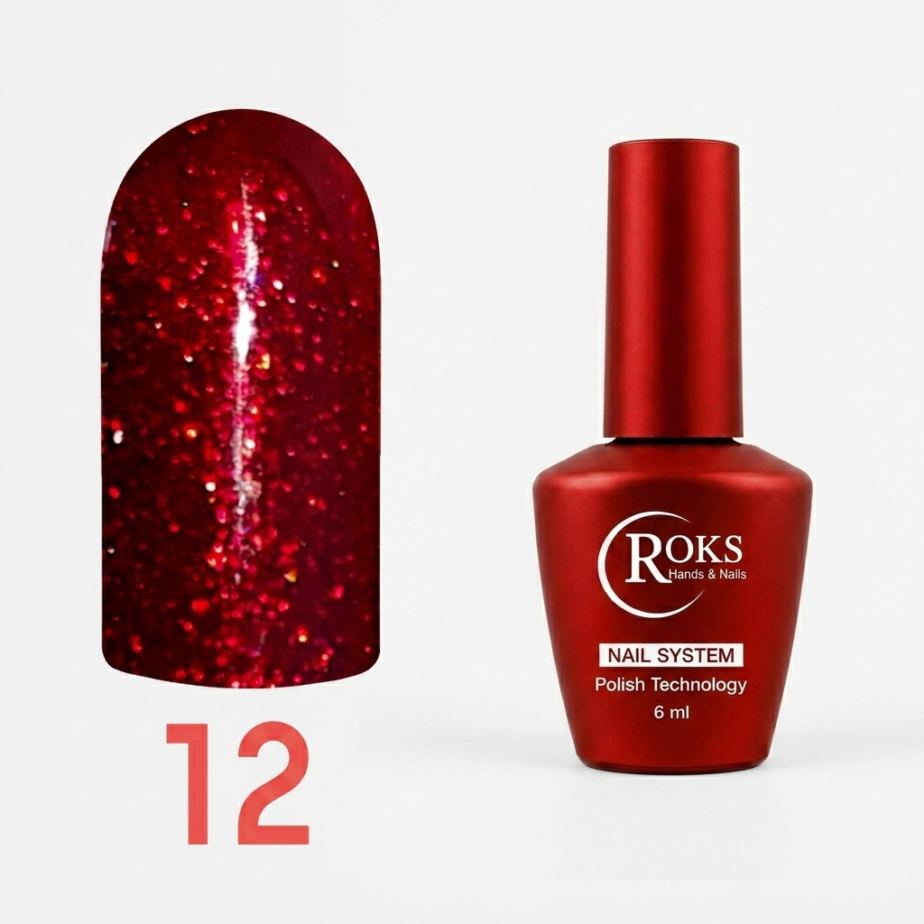 Roks Kalıcı Oje (Gel Polish) 6ml No:12